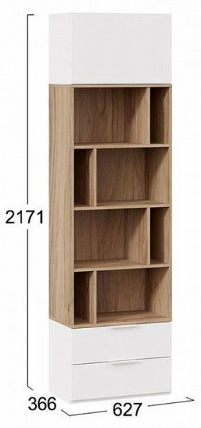 Стеллаж комбинированный Порто Исп. 2 ТД-393.07.20 в Магнитогорске - magnitogorsk.mebel24.online | фото 5