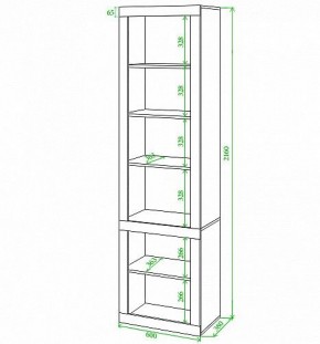 Стеллаж комбинированный Toivo ВтВ в Магнитогорске - magnitogorsk.mebel24.online | фото 2