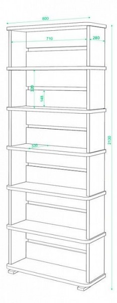 Стеллаж СБ-25/6 в Магнитогорске - magnitogorsk.mebel24.online | фото 2