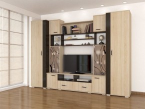 Стенка Оскар-18-1 дуб сонома-венге в Магнитогорске - magnitogorsk.mebel24.online | фото