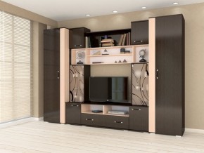 Стенка Оскар-18-1 венге-дуб молочный в Магнитогорске - magnitogorsk.mebel24.online | фото