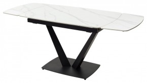 Стол ALATRI 120 MATT WHITE MARBLE SOLID CERAMIC / BLACK, ®DISAUR в Магнитогорске - magnitogorsk.mebel24.online | фото 10