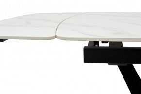 Стол ALATRI 120 MATT WHITE MARBLE SOLID CERAMIC / BLACK, ®DISAUR в Магнитогорске - magnitogorsk.mebel24.online | фото 5