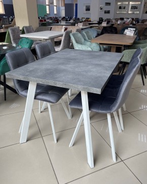 Стол BRICK M 140 Бетон Портленд/ Белый М-City в Магнитогорске - magnitogorsk.mebel24.online | фото 3