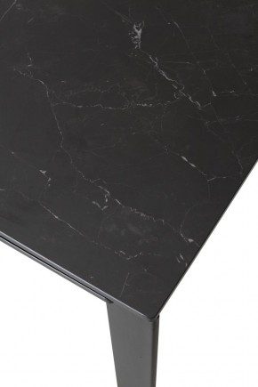 Стол CORNER 120 MATT BLACK MARBLE SOLID CERAMIC / BLACK, ®DISAUR в Магнитогорске - magnitogorsk.mebel24.online | фото 5