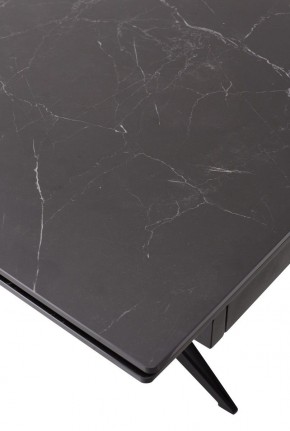 Стол FORIO 160 MATT BLACK MARBLE SOLID CERAMIC / BLACK, ®DISAUR в Магнитогорске - magnitogorsk.mebel24.online | фото 9