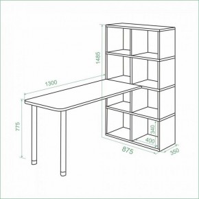 Стол компьютерный Bartolo в Магнитогорске - magnitogorsk.mebel24.online | фото 2