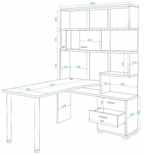 Стол компьютерный Домино нельсон СР-420/170 в Магнитогорске - magnitogorsk.mebel24.online | фото 2