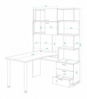 Стол компьютерный Домино нельсон СР-500М190 в Магнитогорске - magnitogorsk.mebel24.online | фото 3