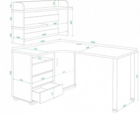 Стол компьютерный Домино СР-145М в Магнитогорске - magnitogorsk.mebel24.online | фото 2