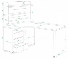 Стол компьютерный Домино СР-145М в Магнитогорске - magnitogorsk.mebel24.online | фото 2