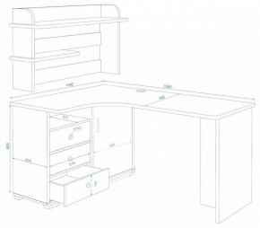 Стол компьютерный Домино СР-165 в Магнитогорске - magnitogorsk.mebel24.online | фото 2