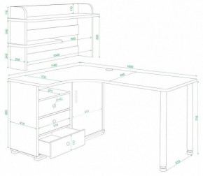 Стол компьютерный Домино СР-165М в Магнитогорске - magnitogorsk.mebel24.online | фото 2