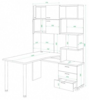 Стол компьютерный Домино СР-500М/140 в Магнитогорске - magnitogorsk.mebel24.online | фото 2