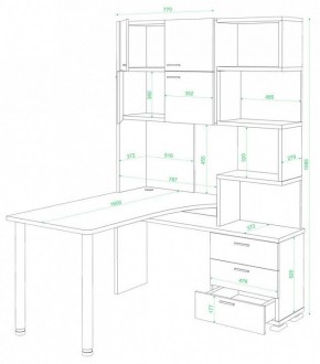 Стол компьютерный Домино СР-500М/160 в Магнитогорске - magnitogorsk.mebel24.online | фото 2