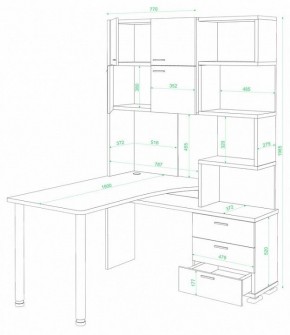 Стол компьютерный Домино СР-500М/190 в Магнитогорске - magnitogorsk.mebel24.online | фото 2