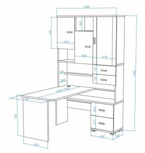 Стол компьютерный Домино СР-620/140 в Магнитогорске - magnitogorsk.mebel24.online | фото 3