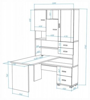 Стол компьютерный Домино СР-620-160 в Магнитогорске - magnitogorsk.mebel24.online | фото 2