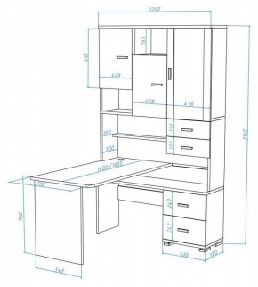 Стол компьютерный Домино СР-620/180 в Магнитогорске - magnitogorsk.mebel24.online | фото 2