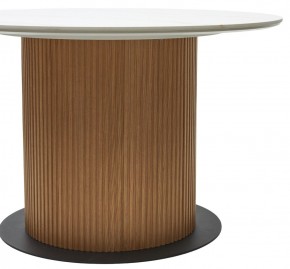 Стол MESA D120 цвет БЕЛЫЙ МРАМОР M326 / Каркас OAK, ®DISAUR в Магнитогорске - magnitogorsk.mebel24.online | фото 6
