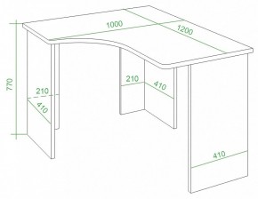 Стол письменный Домино Lite СКЛ-Угл120 в Магнитогорске - magnitogorsk.mebel24.online | фото 2