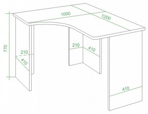 Стол письменный Домино Lite СКЛ-Угл120 в Магнитогорске - magnitogorsk.mebel24.online | фото 4