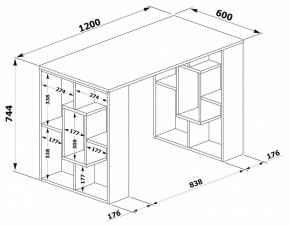 Стол письменный СПм-15 в Магнитогорске - magnitogorsk.mebel24.online | фото 2