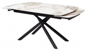 Стол RIVOLI 140 GLOSS LUXURY PANDORA SOLID CERAMIC / BLACK, ®DISAUR в Магнитогорске - magnitogorsk.mebel24.online | фото 5