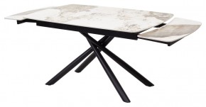 Стол RIVOLI 140 GLOSS LUXURY PANDORA SOLID CERAMIC / BLACK, ®DISAUR в Магнитогорске - magnitogorsk.mebel24.online | фото 6