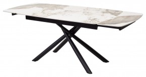 Стол RIVOLI 140 GLOSS LUXURY PANDORA SOLID CERAMIC / BLACK, ®DISAUR в Магнитогорске - magnitogorsk.mebel24.online | фото 7