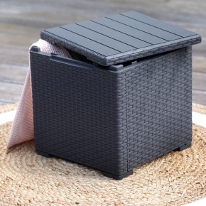 Стол с функцией хранения Виго (Vigo storage box) графит в Магнитогорске - magnitogorsk.mebel24.online | фото 1