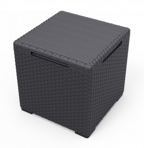 Стол с функцией хранения Виго (Vigo storage box) графит в Магнитогорске - magnitogorsk.mebel24.online | фото 2