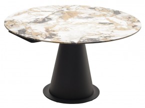Стол TERAMO 135 GLOSS GRAND JADE SOLID CERAMIC, керамика, поворотн.механизм / Черный каркас, ®DISAUR в Магнитогорске - magnitogorsk.mebel24.online | фото 15