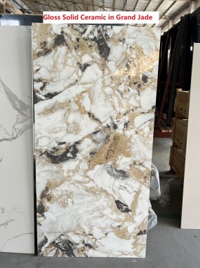 Стол TERAMO 135 GLOSS GRAND JADE SOLID CERAMIC, керамика, поворотн.механизм / Черный каркас, ®DISAUR в Магнитогорске - magnitogorsk.mebel24.online | фото 7
