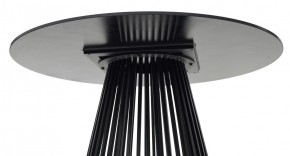 Стол TERNI 120 MATT BLACK MARBLE SOLID CERAMIC Черный мрамор матовый, керамика /Черн.каркас, ®DISAUR в Магнитогорске - magnitogorsk.mebel24.online | фото 6