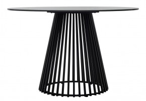 Стол TERNI 120 MATT BLACK MARBLE SOLID CERAMIC Черный мрамор матовый, керамика /Черн.каркас, ®DISAUR в Магнитогорске - magnitogorsk.mebel24.online | фото 7