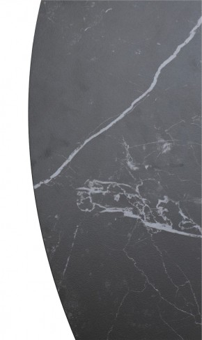 Стол TERNI 120 MATT BLACK MARBLE SOLID CERAMIC Черный мрамор матовый, керамика /Черн.каркас, ®DISAUR в Магнитогорске - magnitogorsk.mebel24.online | фото 9