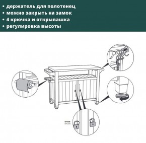 Столик для барбекю 207 Л (Unity XL 207L) в Магнитогорске - magnitogorsk.mebel24.online | фото 9