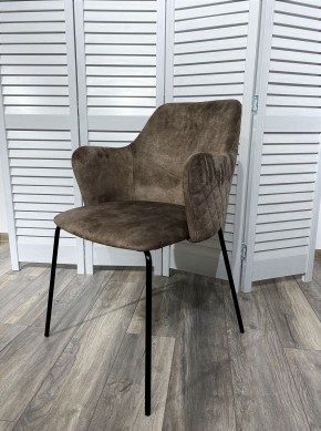 Стул AMARETTO VBP208 античный серо-бежевый/ черный каркас, М-City в Магнитогорске - magnitogorsk.mebel24.online | фото 1
