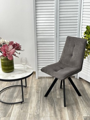 Стул BRONX, 360 град. поворот. B28 Темно-серый, велюр / черный каркас, М-City в Магнитогорске - magnitogorsk.mebel24.online | фото 4