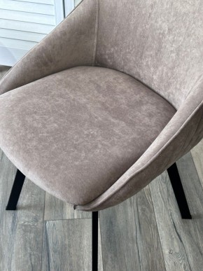 Стул CASA, 360 град. поворот. B5 Капучино, велюр / черный каркас,М-City в Магнитогорске - magnitogorsk.mebel24.online | фото 3