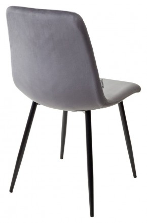 Стул DUKE BLUVEL-14 GREY, велюр / черный каркас М-City в Магнитогорске - magnitogorsk.mebel24.online | фото 3