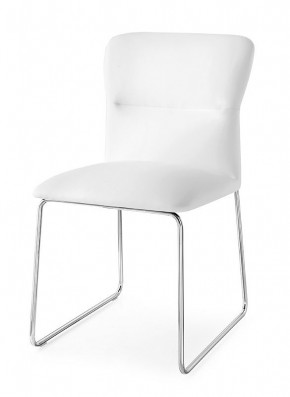 Стул FRIDA CB/1806-SK  MT.P77 CHROMED/  SKUBA S92 OPTIC WHITE в Магнитогорске - magnitogorsk.mebel24.online | фото 1