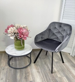 Стул GALE 360 град. поворот. BLUVEL-14 GREY, велюр/ черный каркас, М-City в Магнитогорске - magnitogorsk.mebel24.online | фото 8