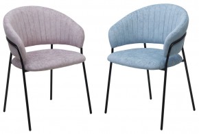 Стул ГЕММА, цвет RAIN 13 blue, велюр / черный каркас М-City в Магнитогорске - magnitogorsk.mebel24.online | фото 8