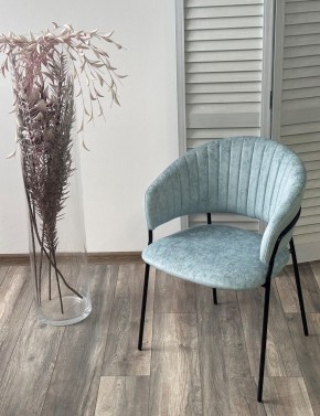 Стул ГЕММА, цвет RAIN 7 breeze, велюр / черный каркас М-City в Магнитогорске - magnitogorsk.mebel24.online | фото 4