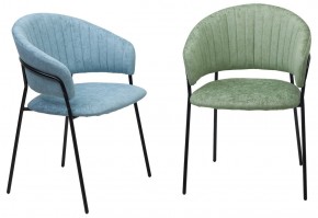 Стул ГЕММА, цвет RAIN 7 breeze, велюр / черный каркас М-City в Магнитогорске - magnitogorsk.mebel24.online | фото 6