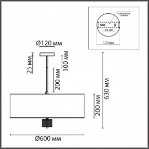 Светильник на штанге Lumion Damona 8108/7C в Магнитогорске - magnitogorsk.mebel24.online | фото 4