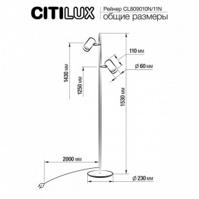 Торшер Citilux Twin CL809010N в Магнитогорске - magnitogorsk.mebel24.online | фото 5