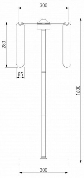 Торшер Eurosvet Claire 01171/3 золото в Магнитогорске - magnitogorsk.mebel24.online | фото 3